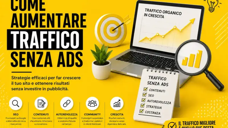 Come aumentare traffico senza ads